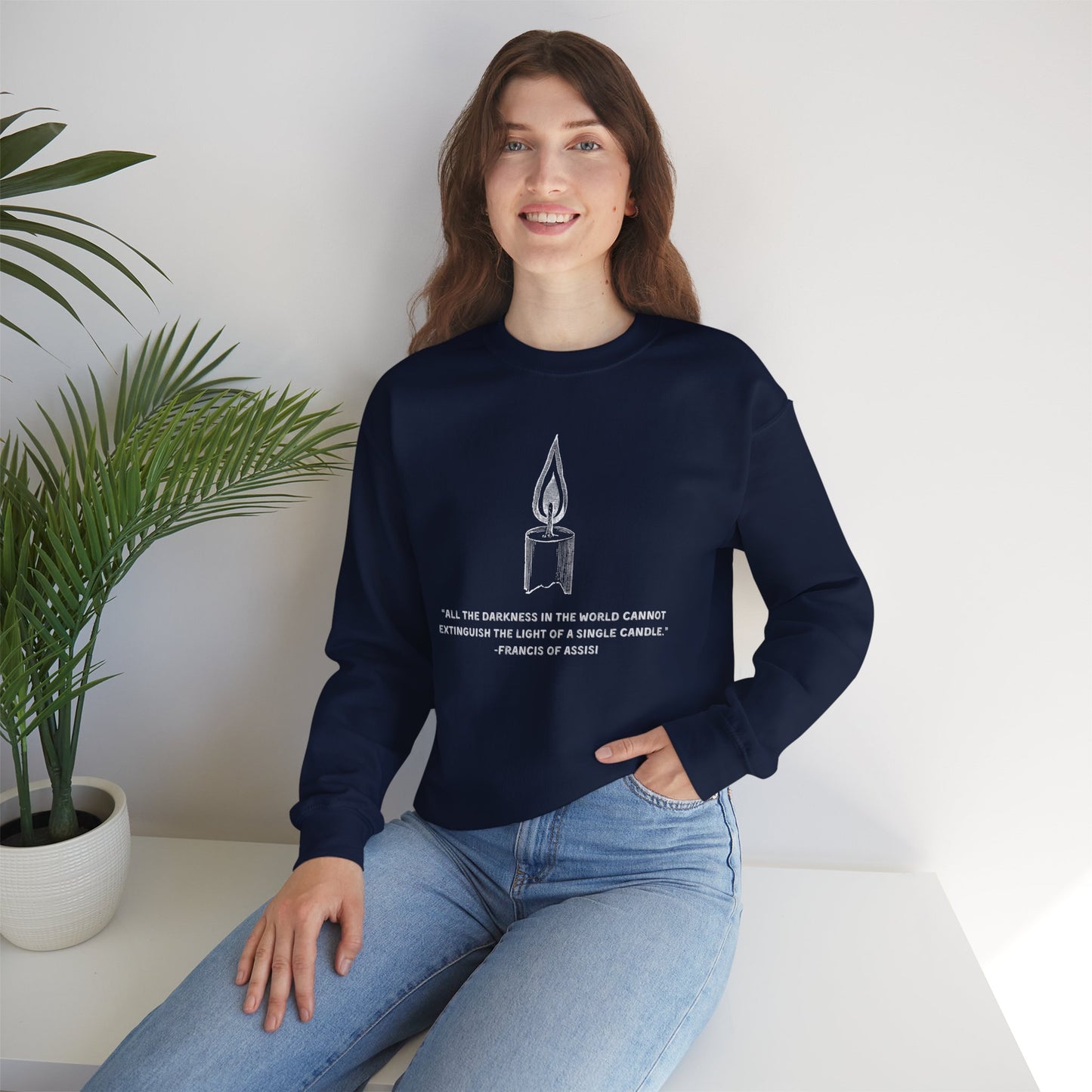 Candle Crewneck Sweatshirt