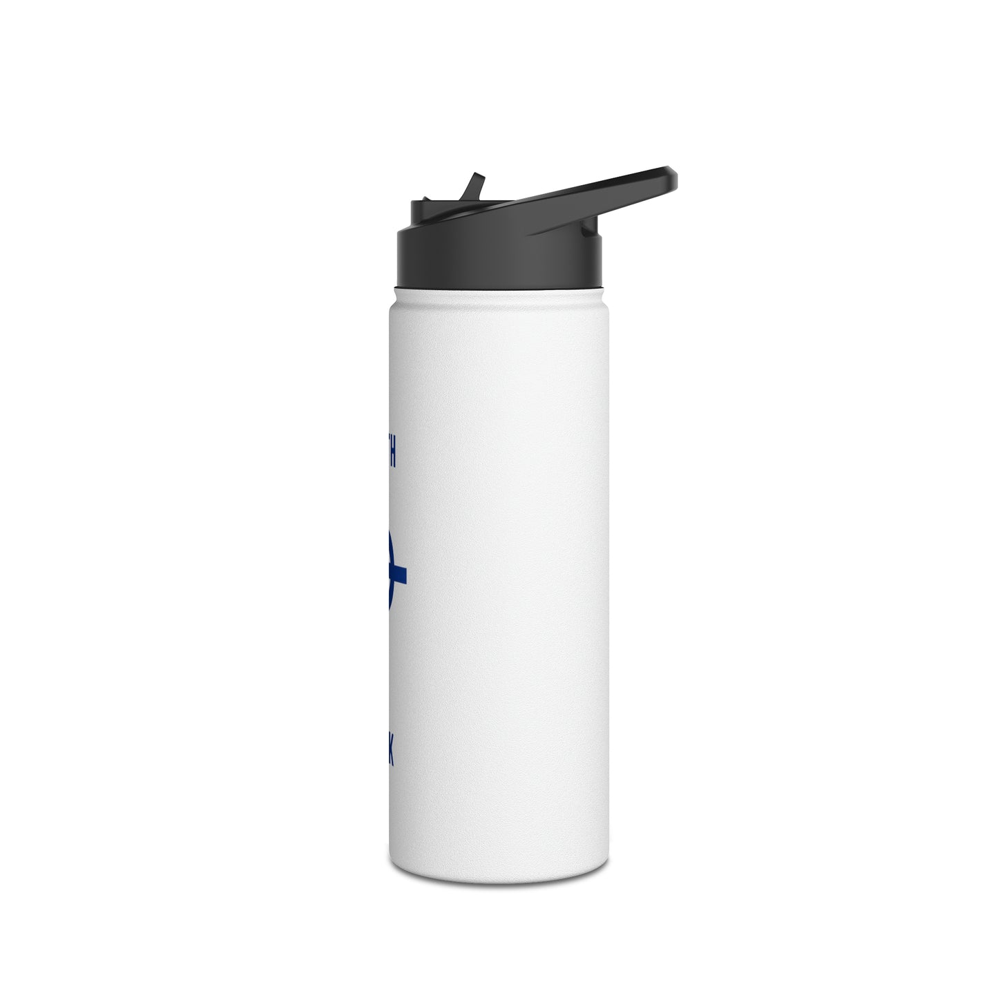 Faith and Folk Stainless Steel Water Bottle, Standard Lid