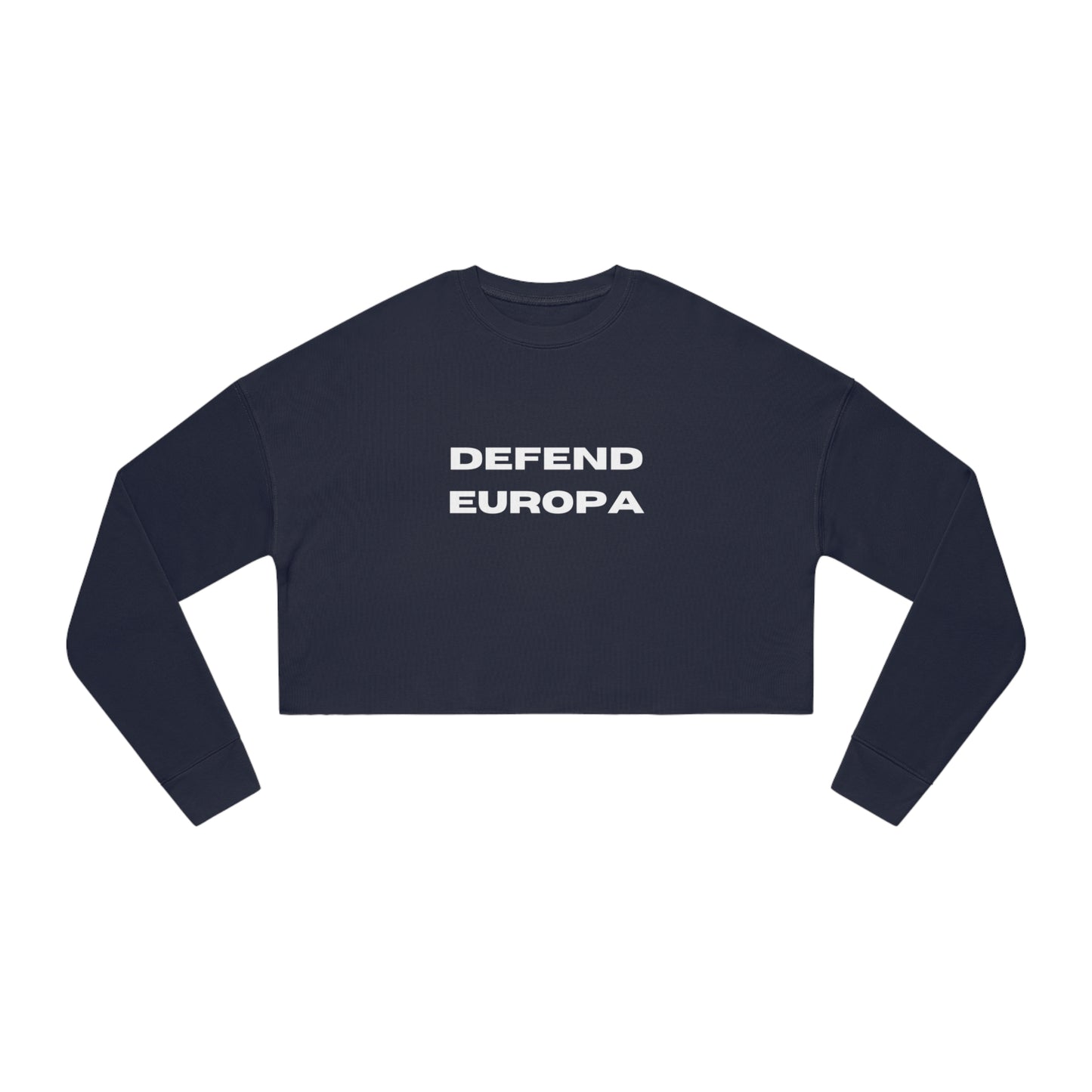 Defend Europa Women's Cropped Sweatshirt