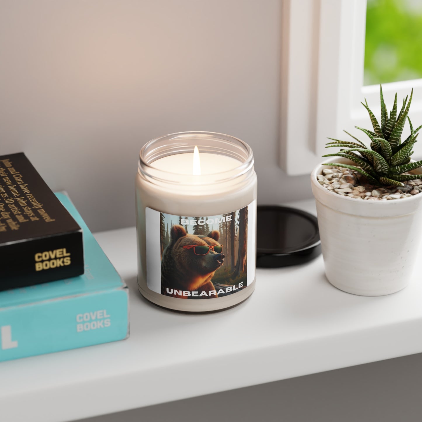 Become Unbearable Scented Soy Candle, 9oz