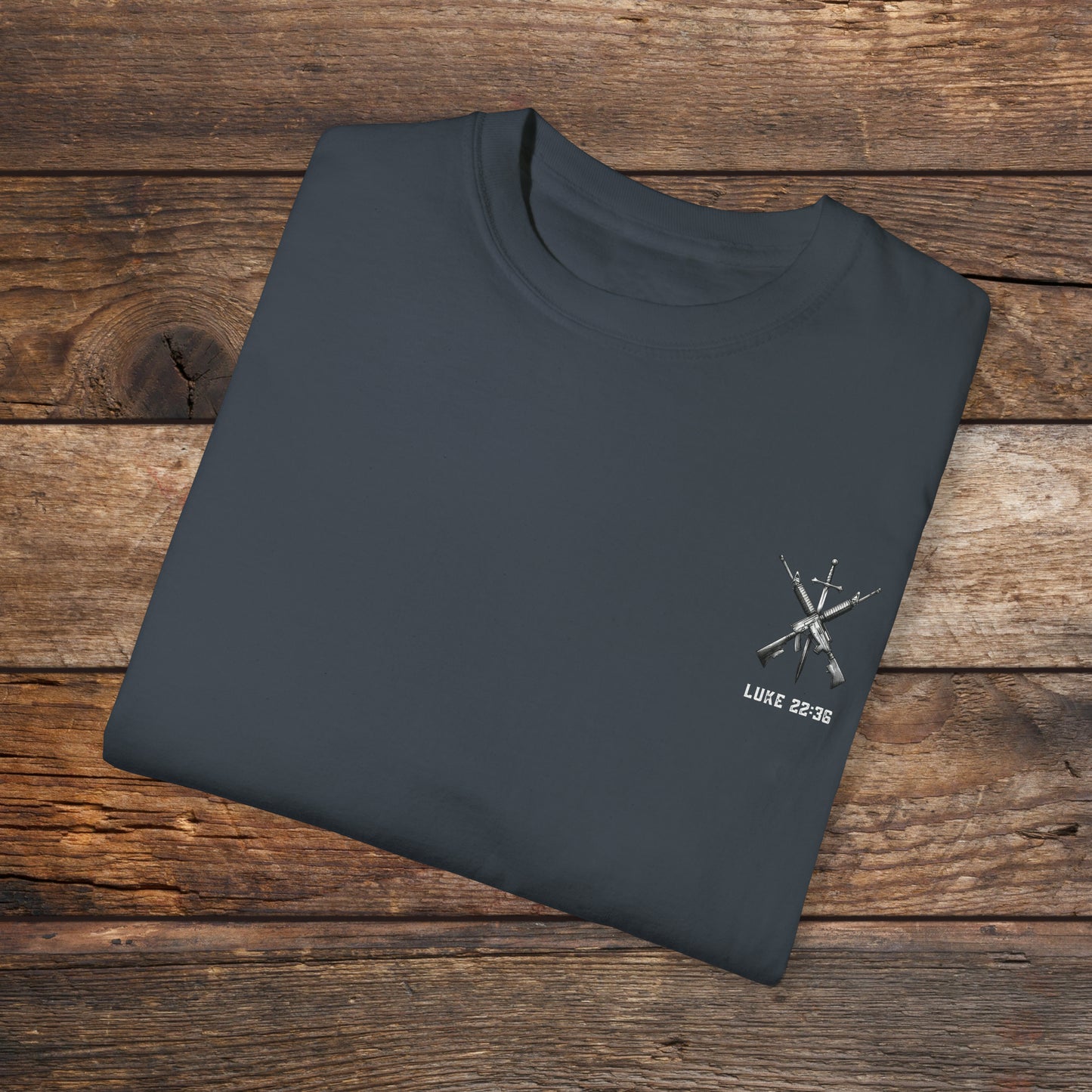 Luke 22:36 Unisex Garment-Dyed T-shirt