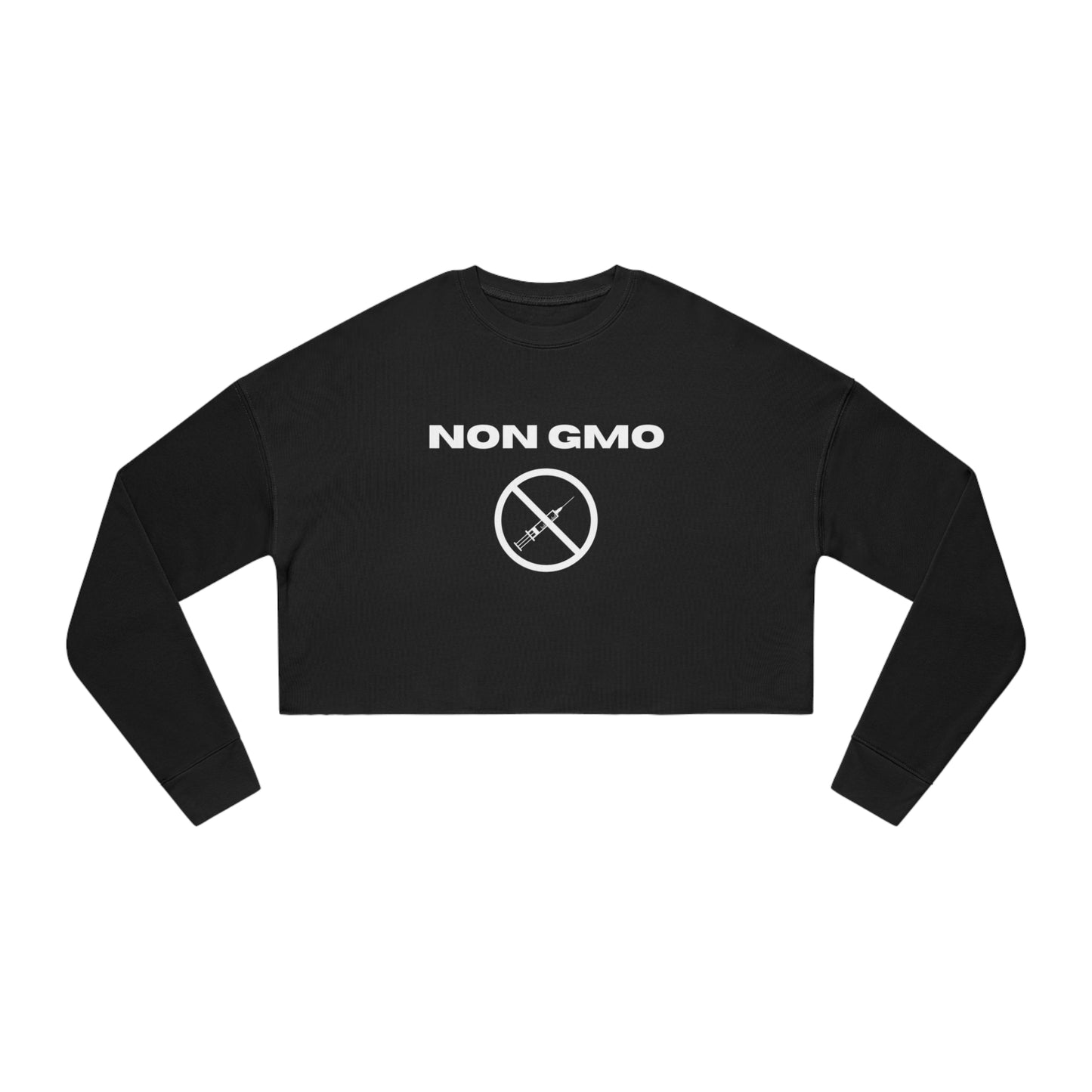 Non GMO Women's Cropped Sweatshirt