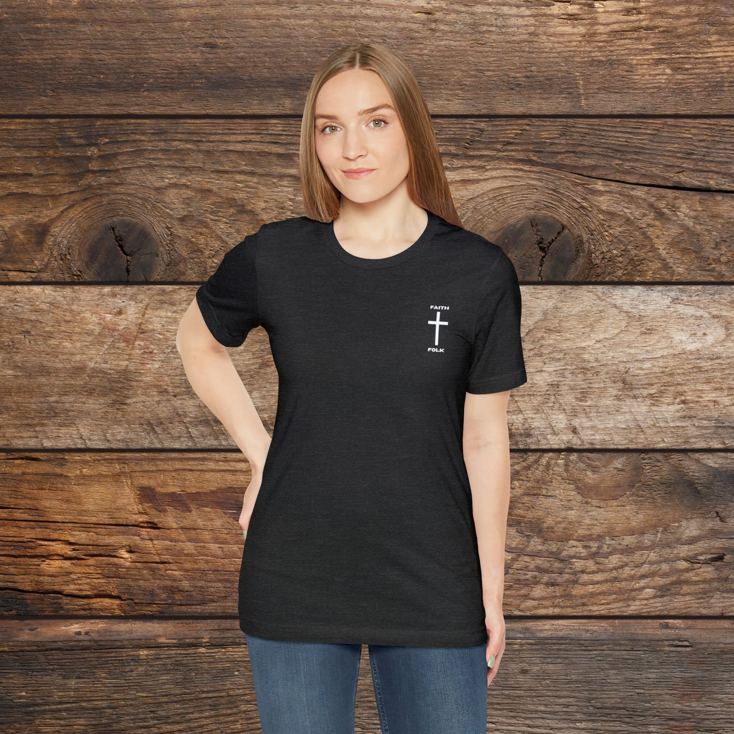 Faith and Folk Traditional Cross T-shirt