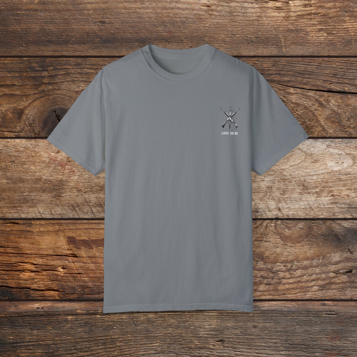 Luke 22:36 Unisex Garment-Dyed T-shirt