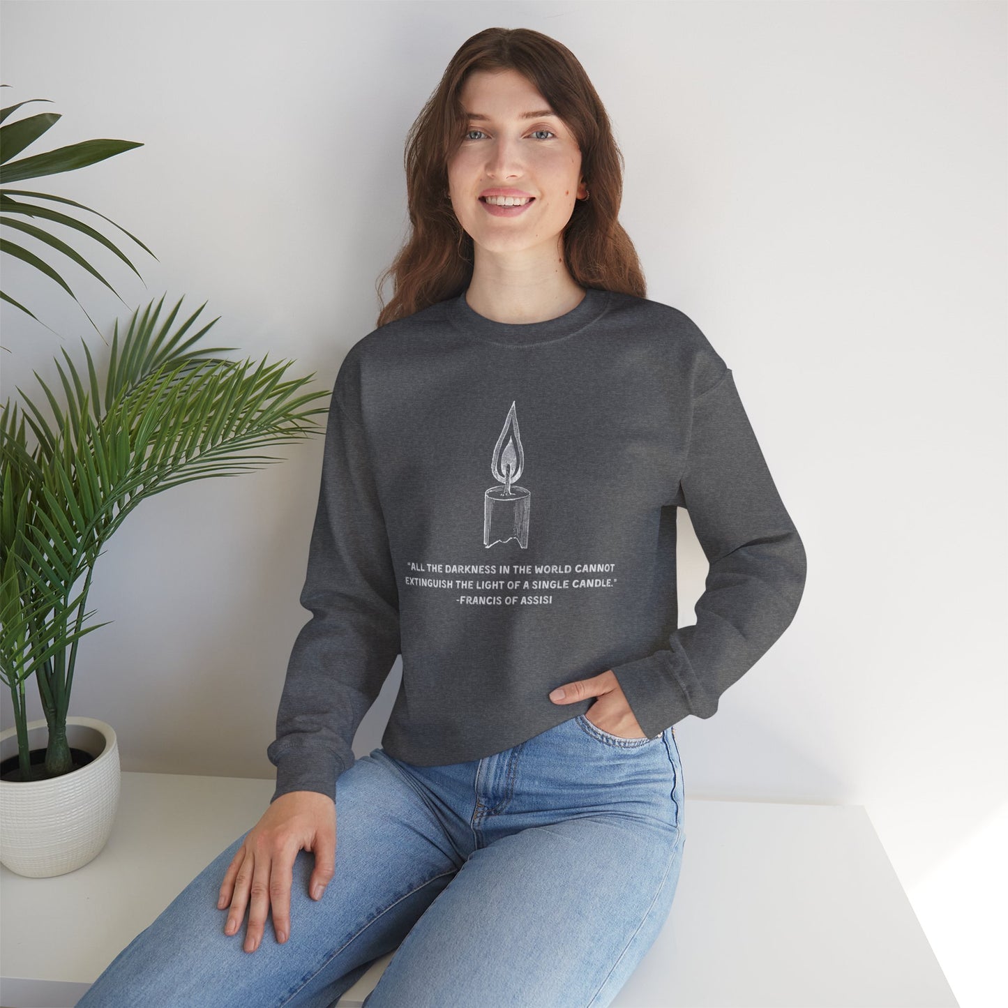 Candle Crewneck Sweatshirt