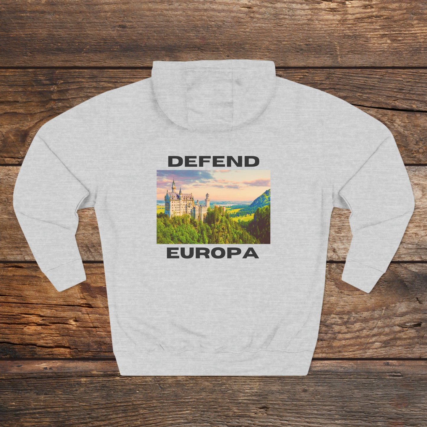Defend Europa Unisex Premium Pullover Hoodie Version Two