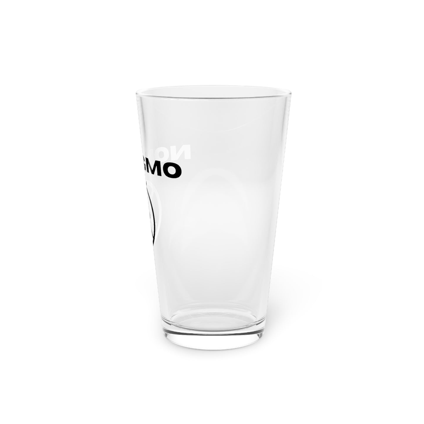 Non GMO Pint Glass, 16oz