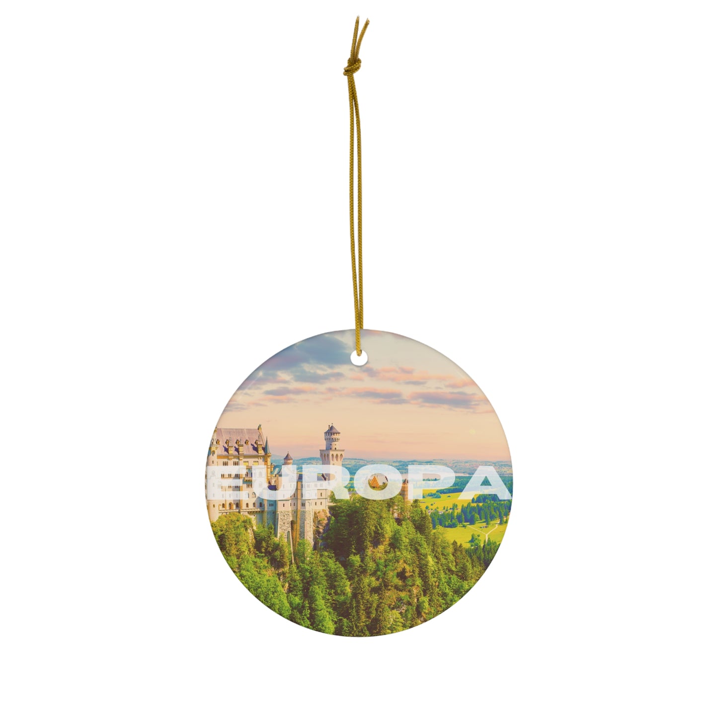 Europa Ceramic Ornament