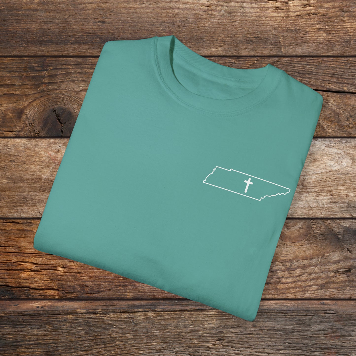 Tennessee Christian Cross Small Chest Logo T-Shirt