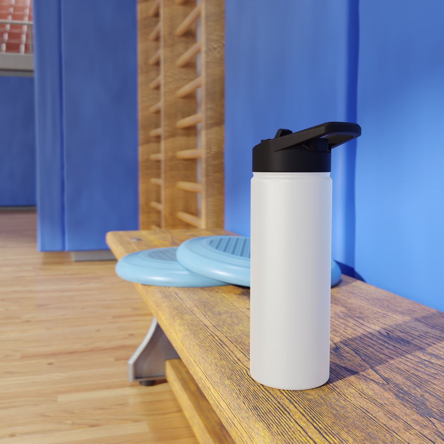 Faith and Folk Stainless Steel Water Bottle, Standard Lid