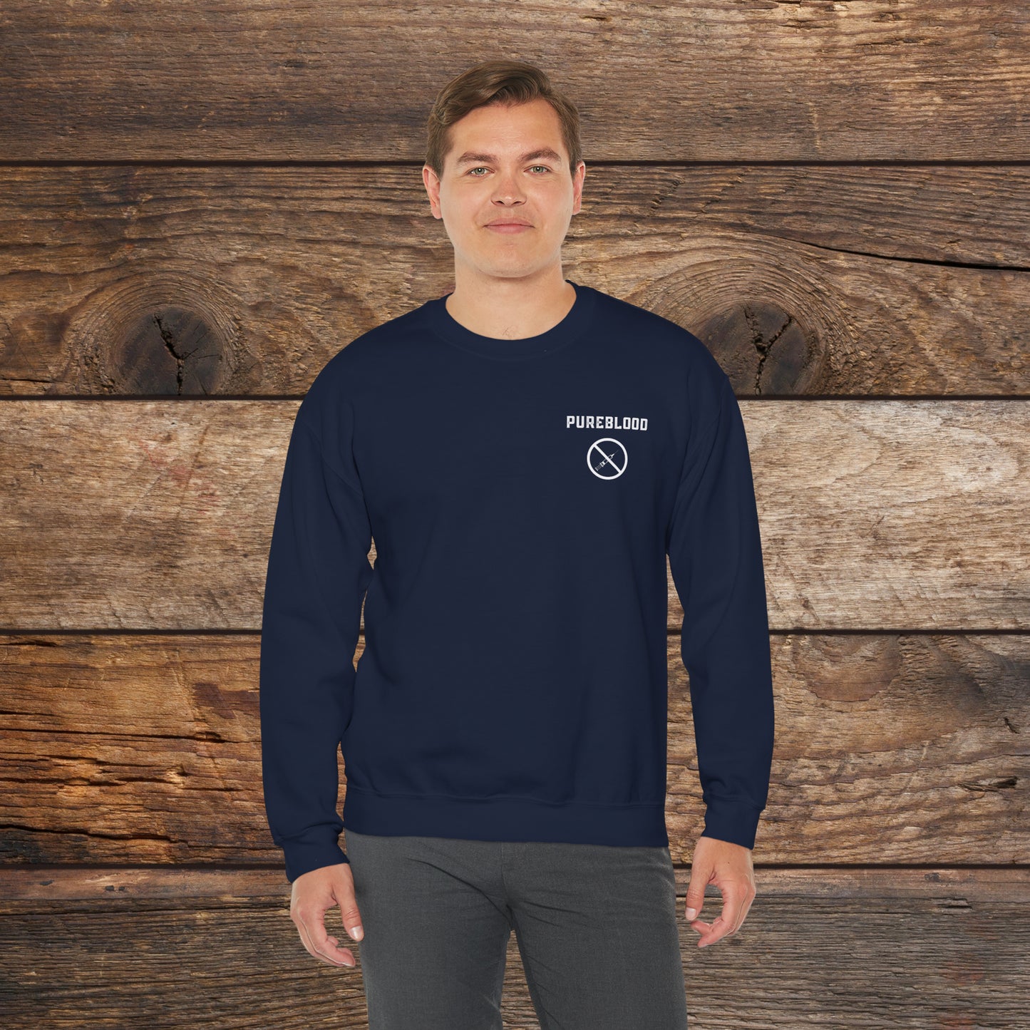 Pureblood Small Front Logo Crewneck Sweatshirt