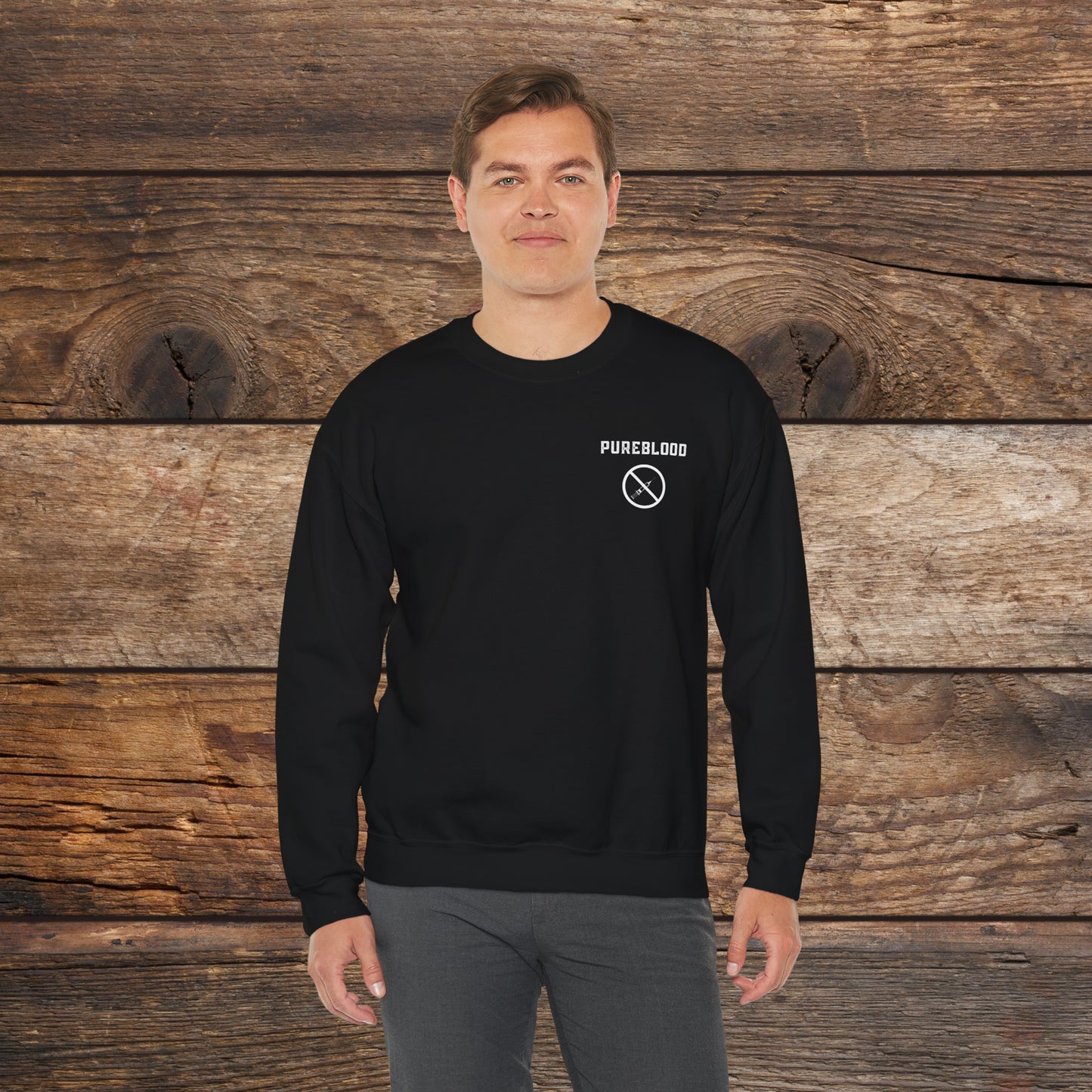 Pureblood Small Front Logo Crewneck Sweatshirt