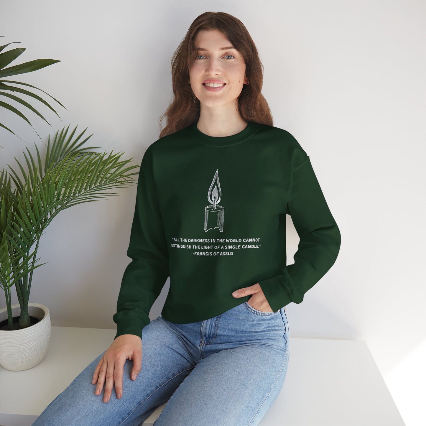 Candle Crewneck Sweatshirt