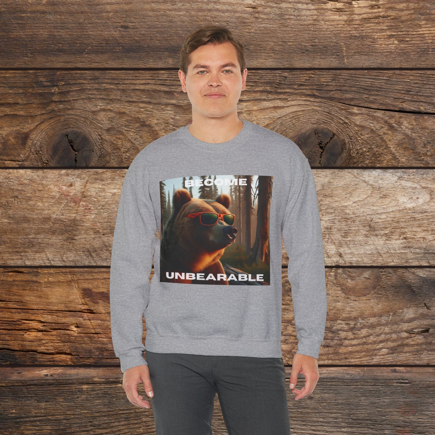 Become Unbearable Crewneck Sweatshirt