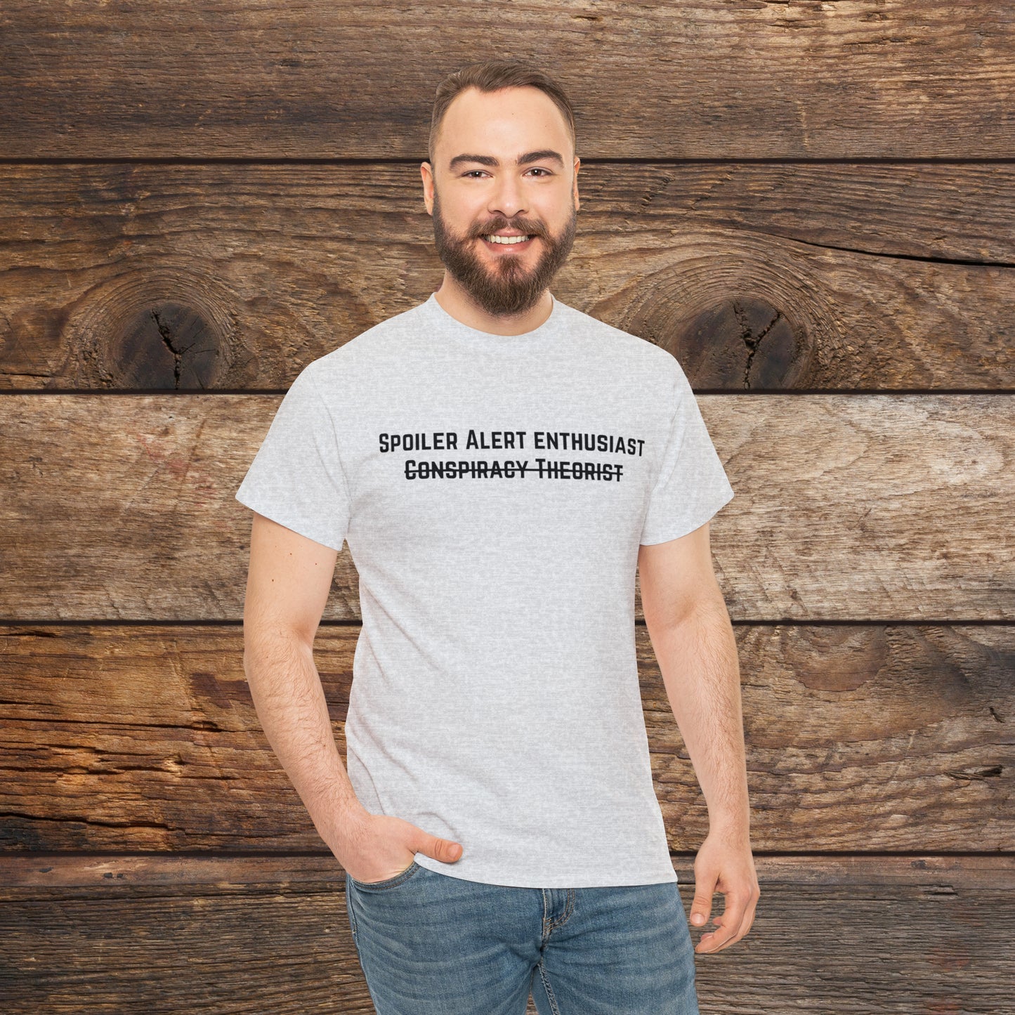 Spoiler Alert Enthusiast Unisex Heavy Cotton Tee