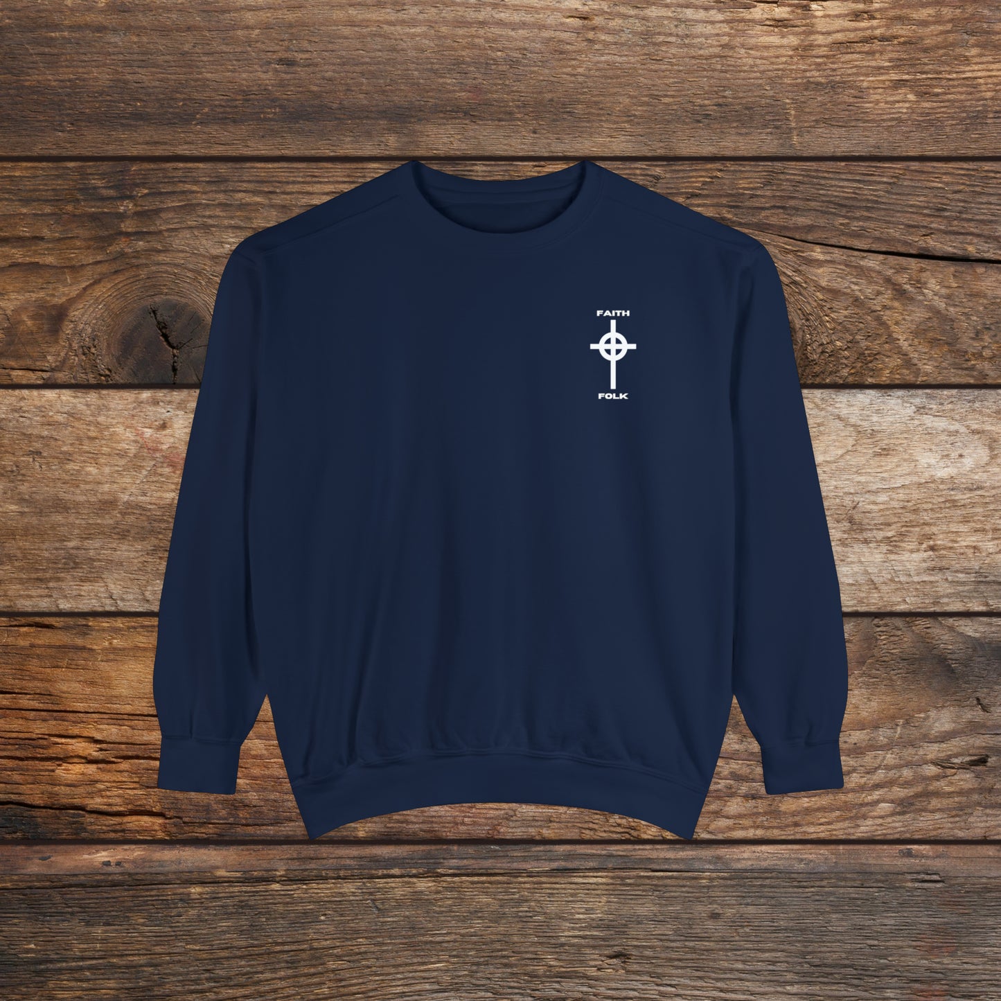 Faith and Folk Small Front Logo Sweatshirt