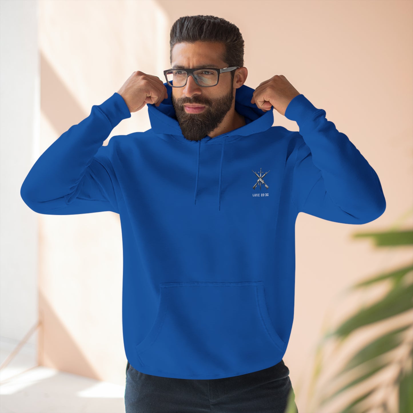 Luke 22:36 Buy A Sword Unisex Premium Pullover Hoodie