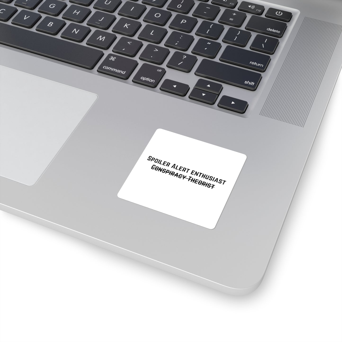 Spoiler Alert Enthusiast Square Sticker