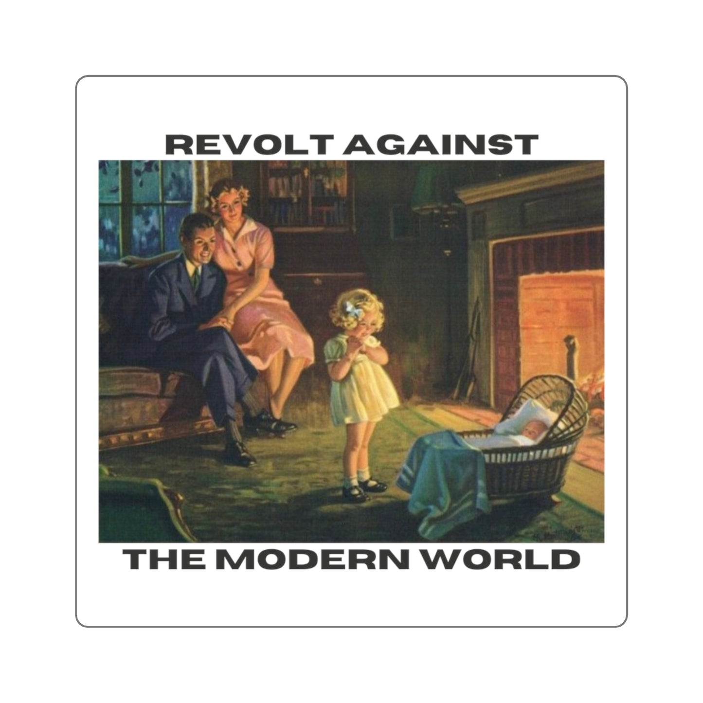 Revolt Against the Modern World Sticker