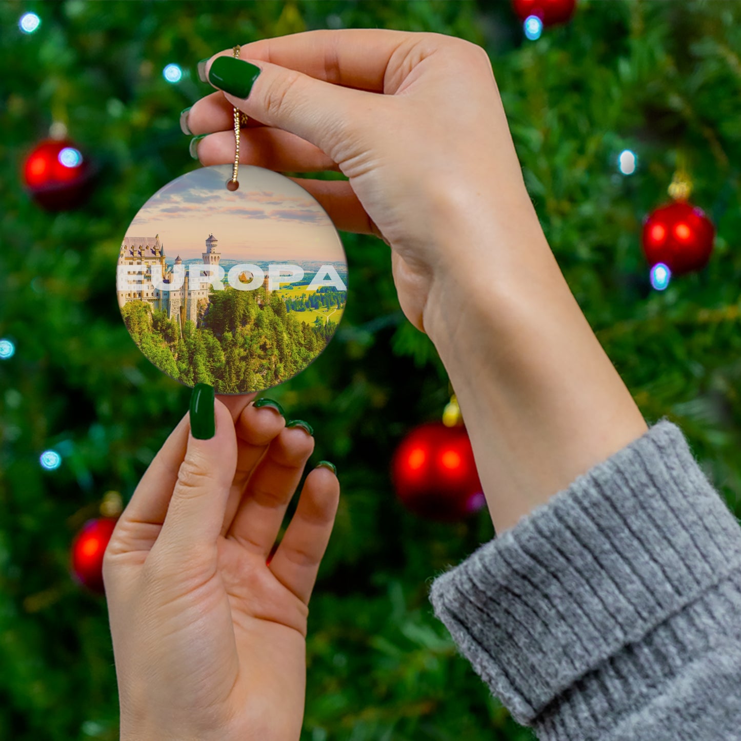 Europa Ceramic Ornament