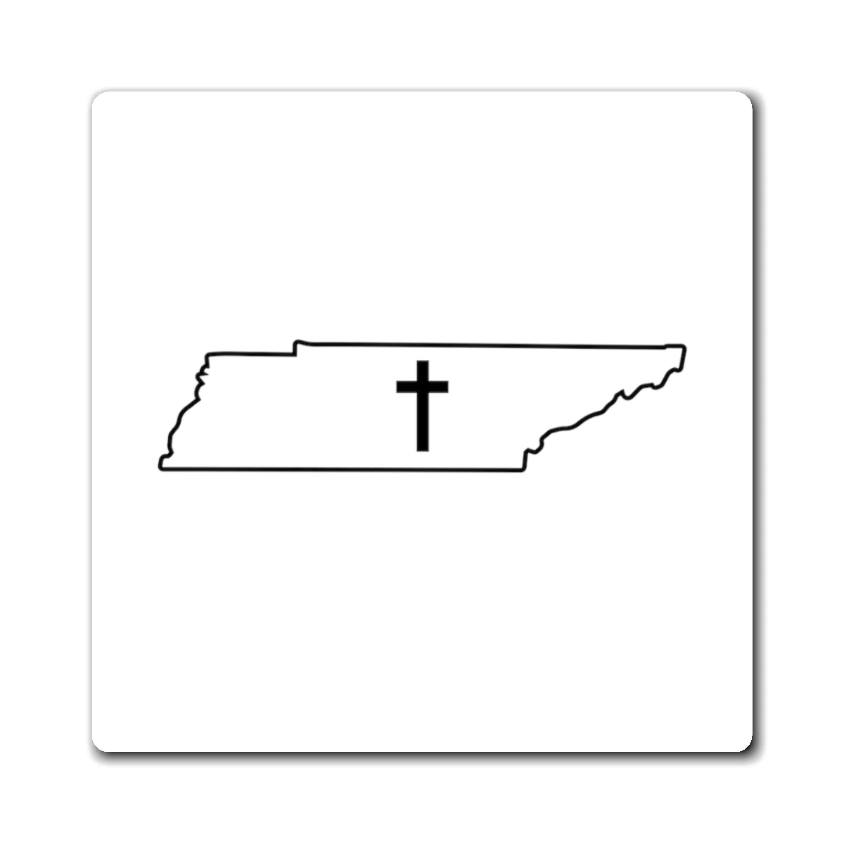 Tennessee Christian Cross Magnet