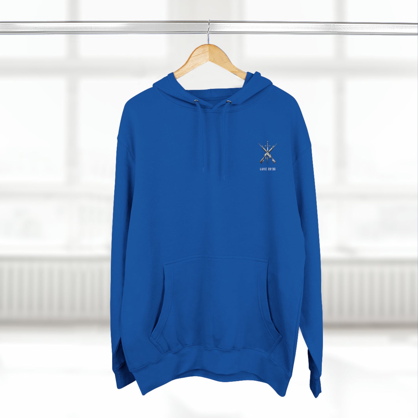 Luke 22:36 Buy A Sword Unisex Premium Pullover Hoodie