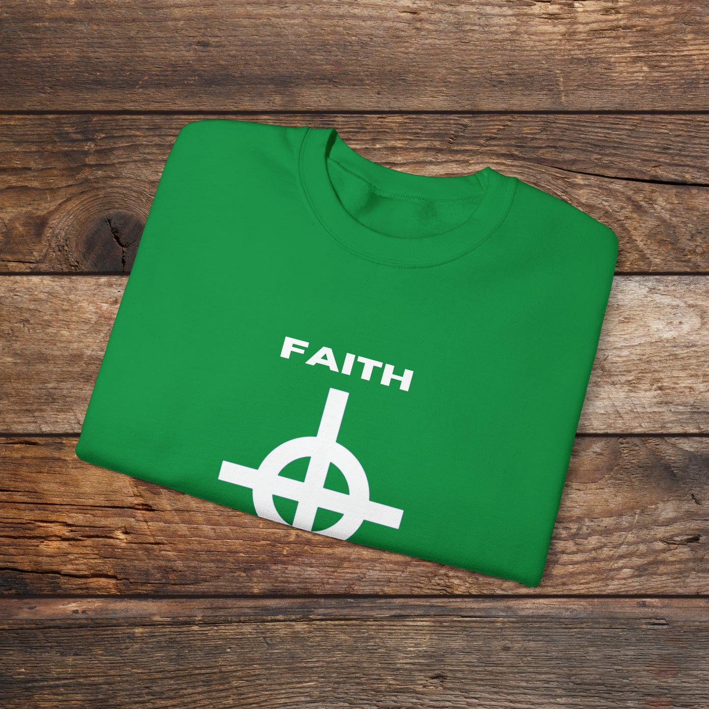 Faith and Folk Large Front Logo Crewneck Sweatshirt
