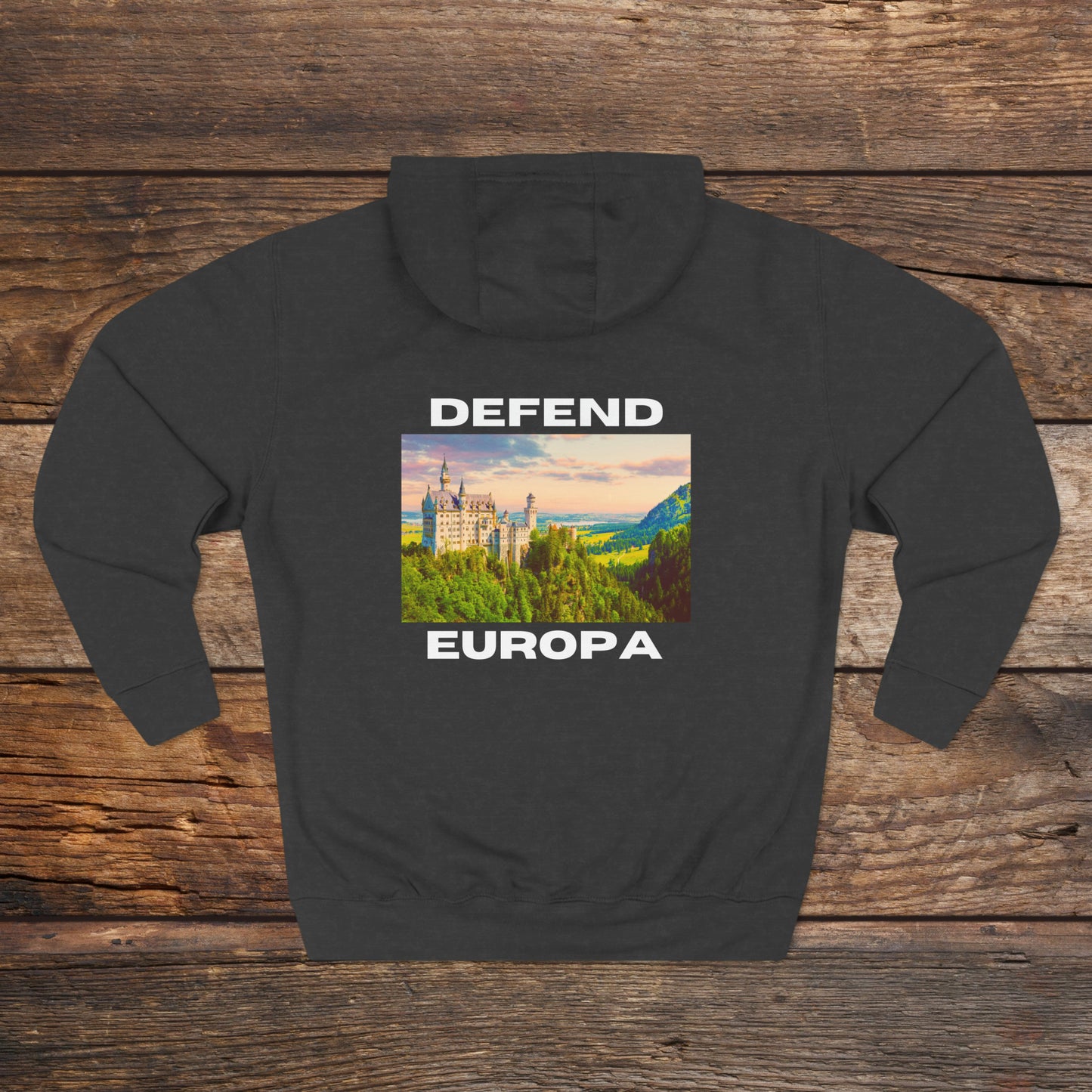 Defend Europa Unisex Premium Pullover Hoodie Version Two