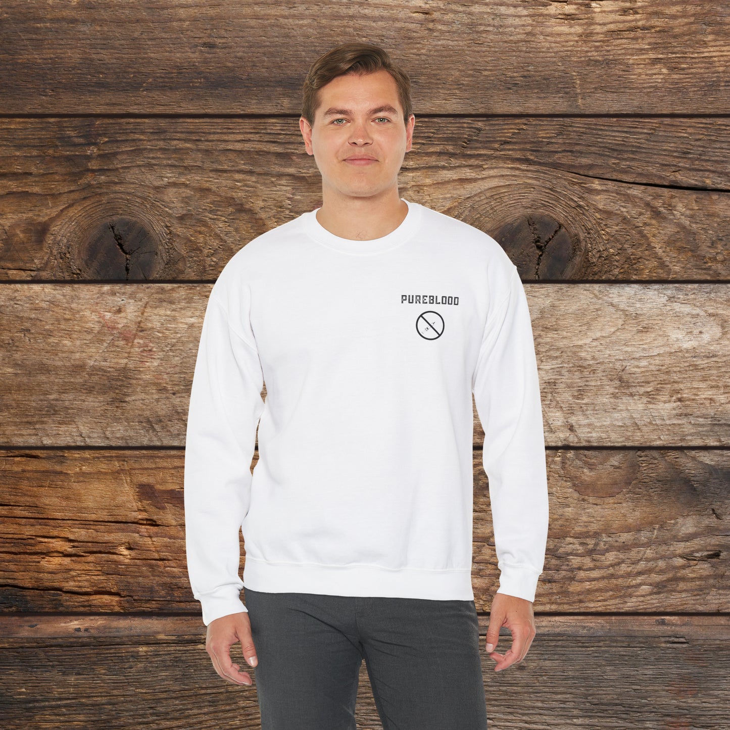 Pureblood Small Front Logo Crewneck Sweatshirt