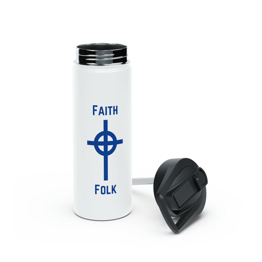 Faith and Folk Water Bottle