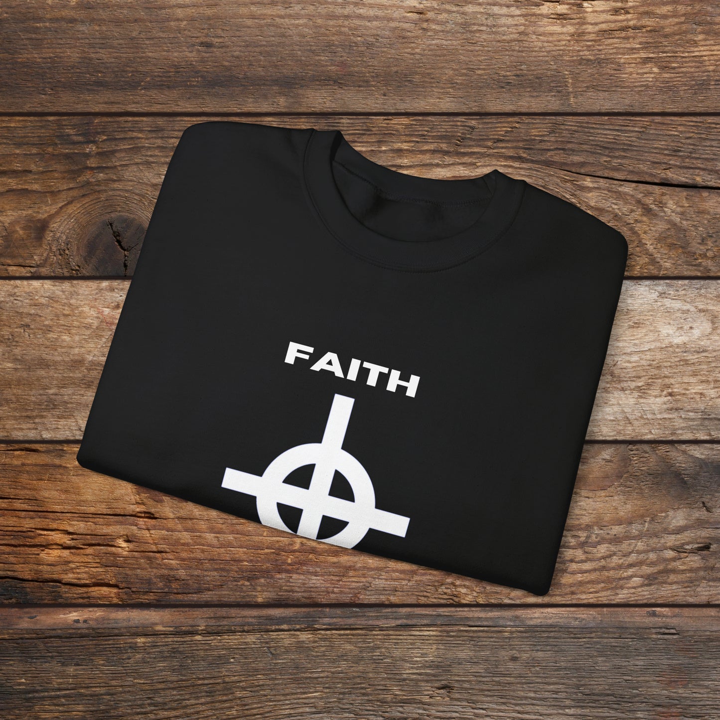 Faith and Folk Large Front Logo Crewneck Sweatshirt
