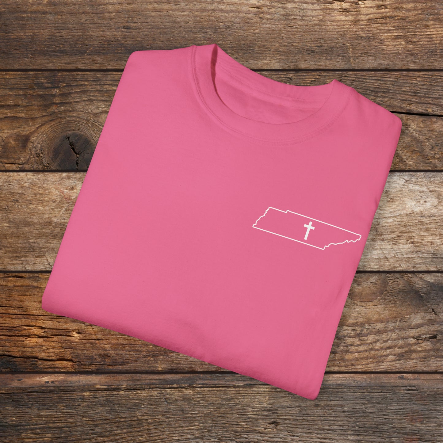 Tennessee Christian Cross Small Chest Logo T-Shirt