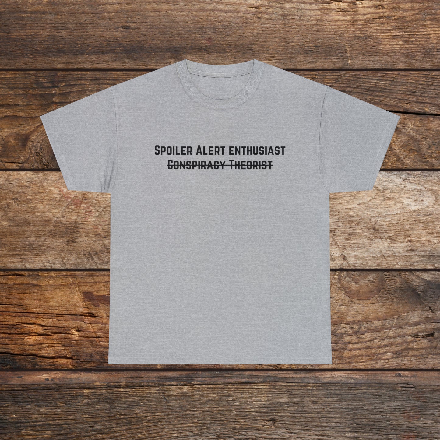 Spoiler Alert Enthusiast Unisex Heavy Cotton Tee