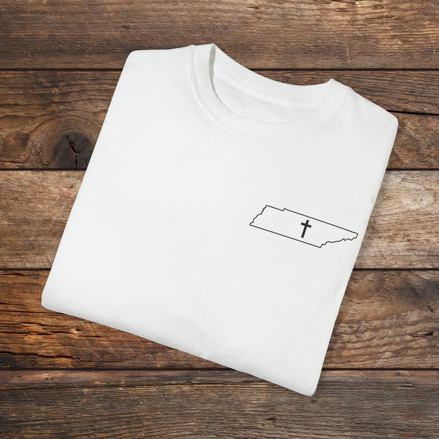 Tennessee Christian Cross Small Chest Logo T-Shirt