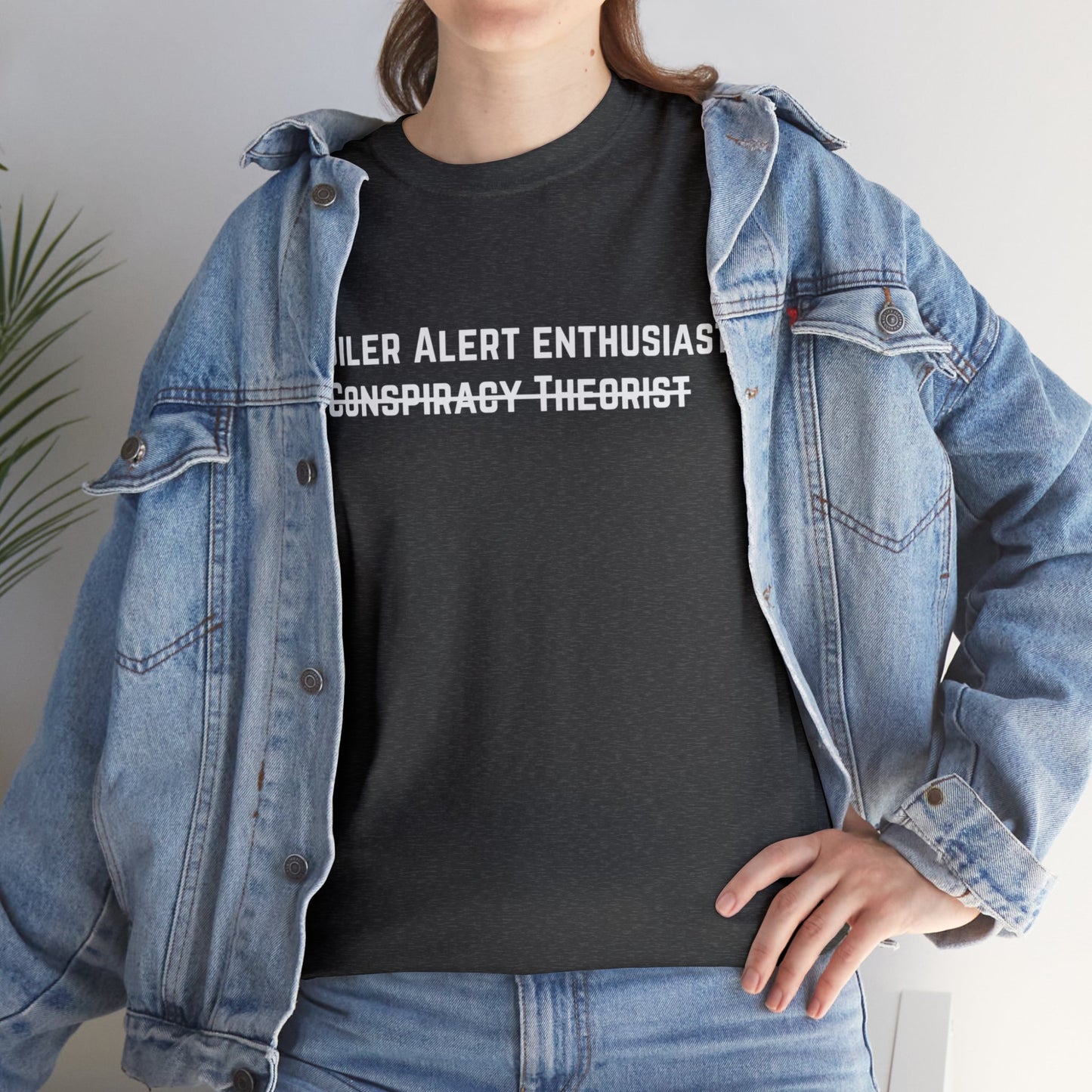 Spoiler Alert Enthusiast Unisex Heavy Cotton Tee