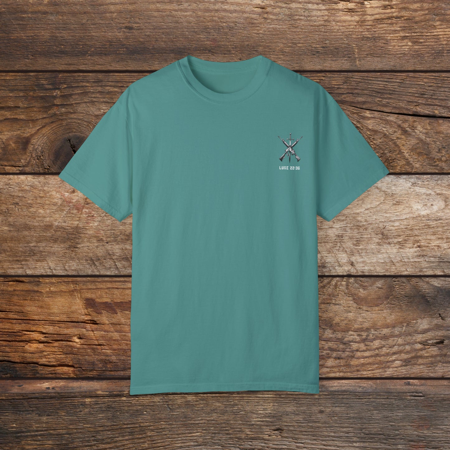 Luke 22:36 Unisex Garment-Dyed T-shirt
