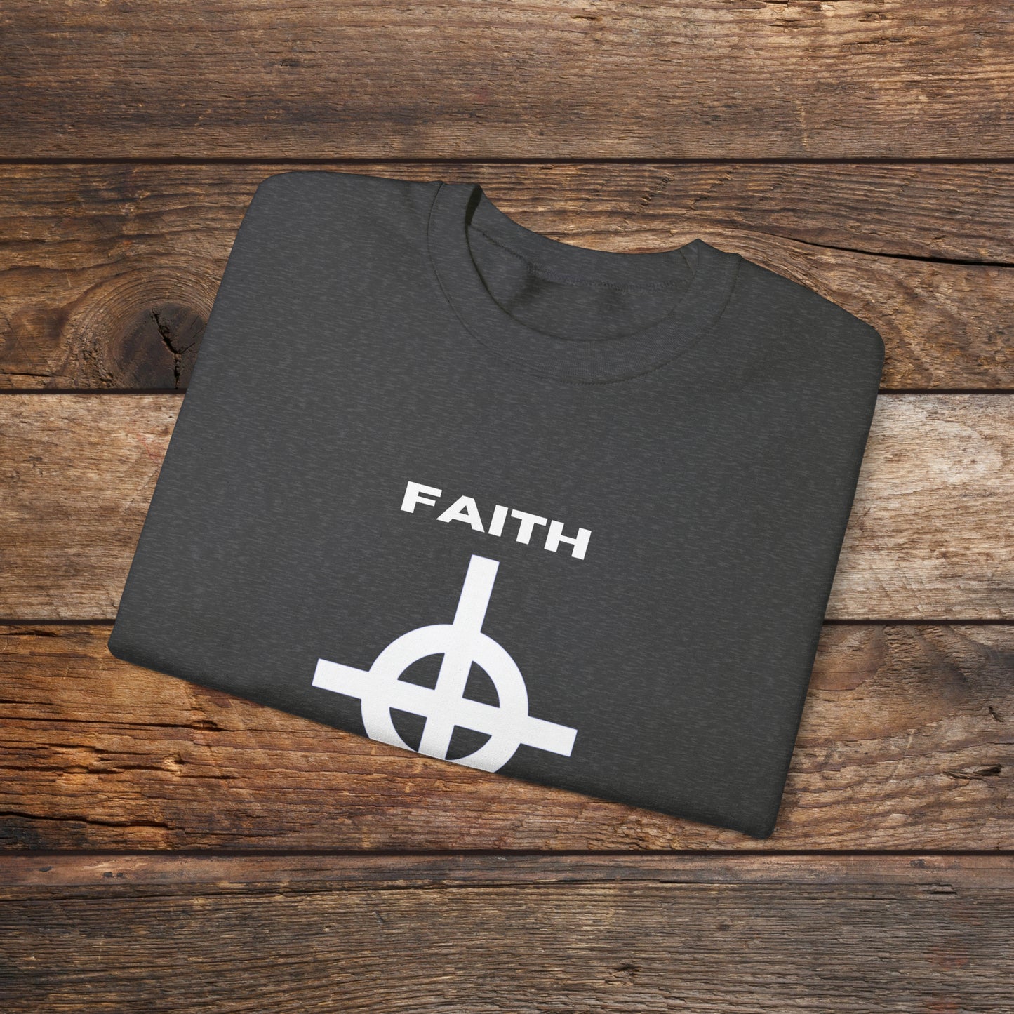 Faith and Folk Large Front Logo Crewneck Sweatshirt
