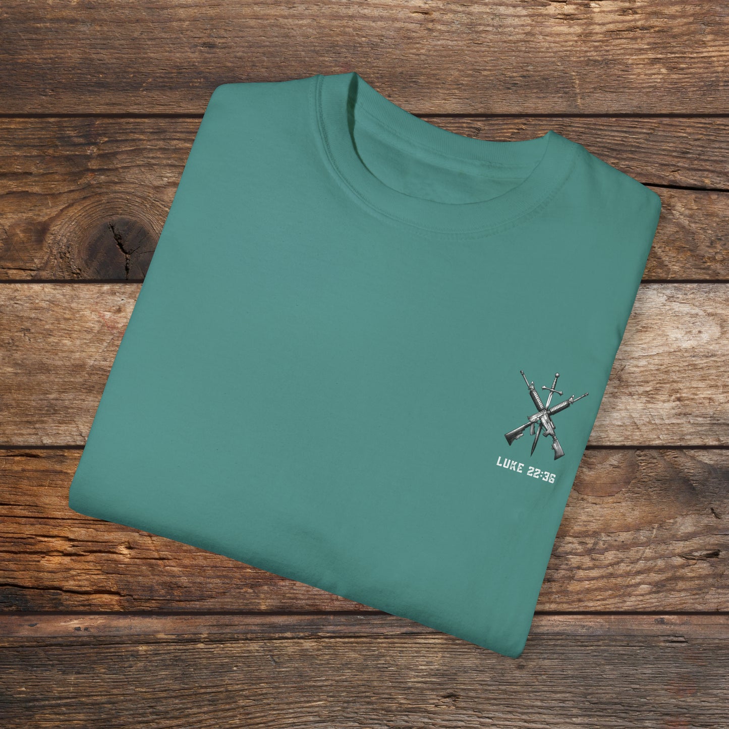 Luke 22:36 Unisex Garment-Dyed T-shirt