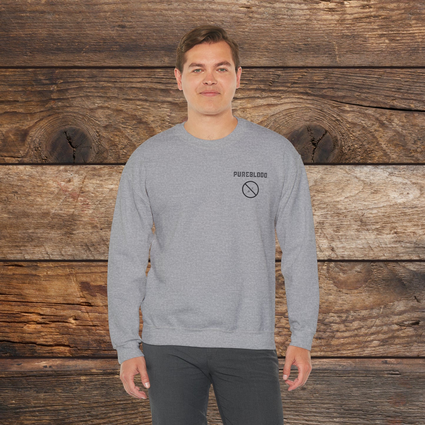 Pureblood Small Front Logo Crewneck Sweatshirt