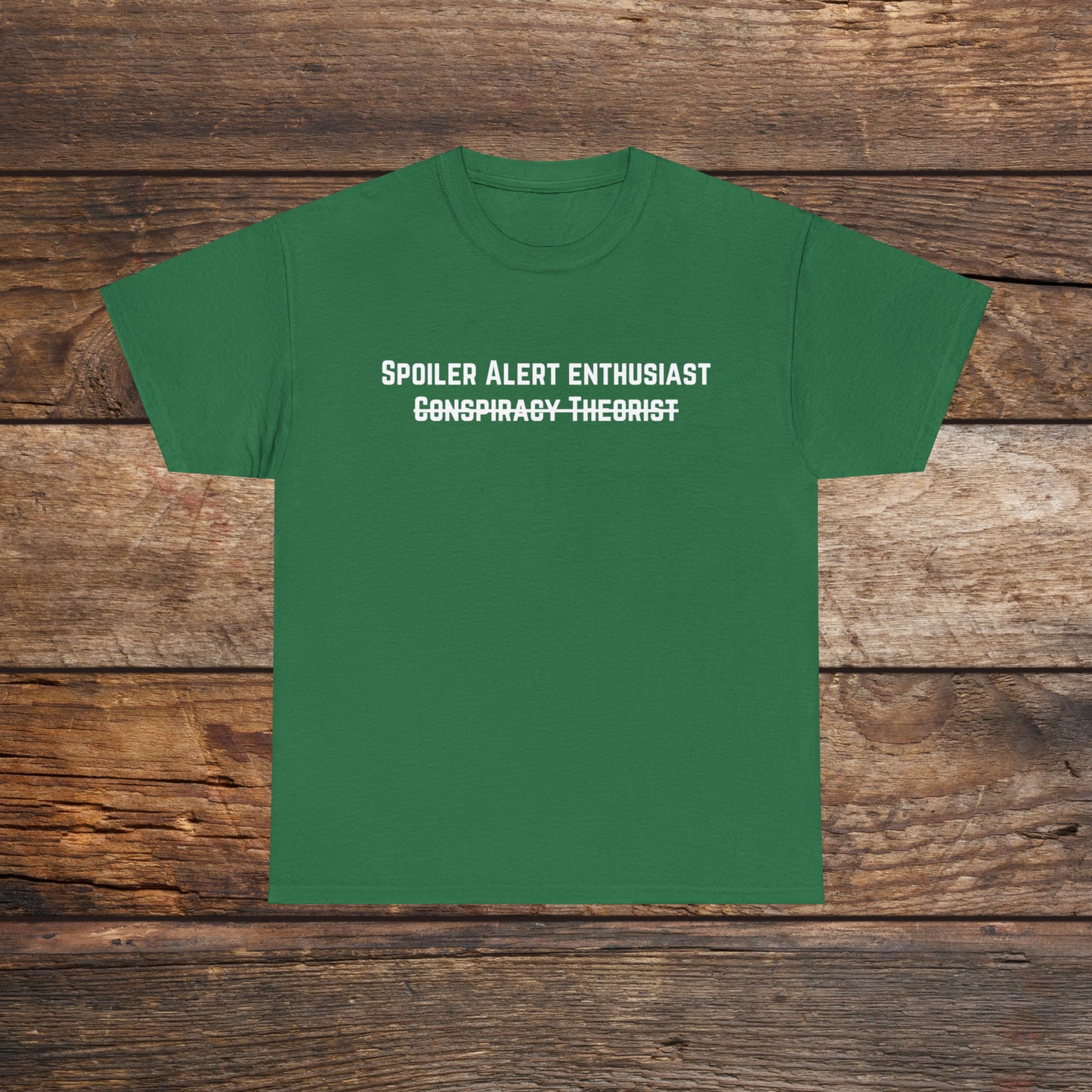 Spoiler Alert Enthusiast Unisex Heavy Cotton Tee
