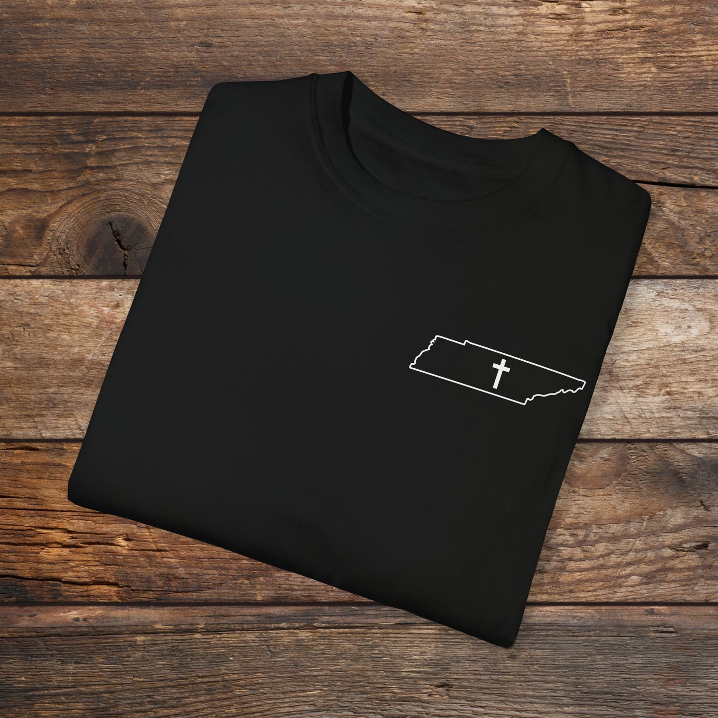 Tennessee Christian Cross Small Chest Logo T-Shirt