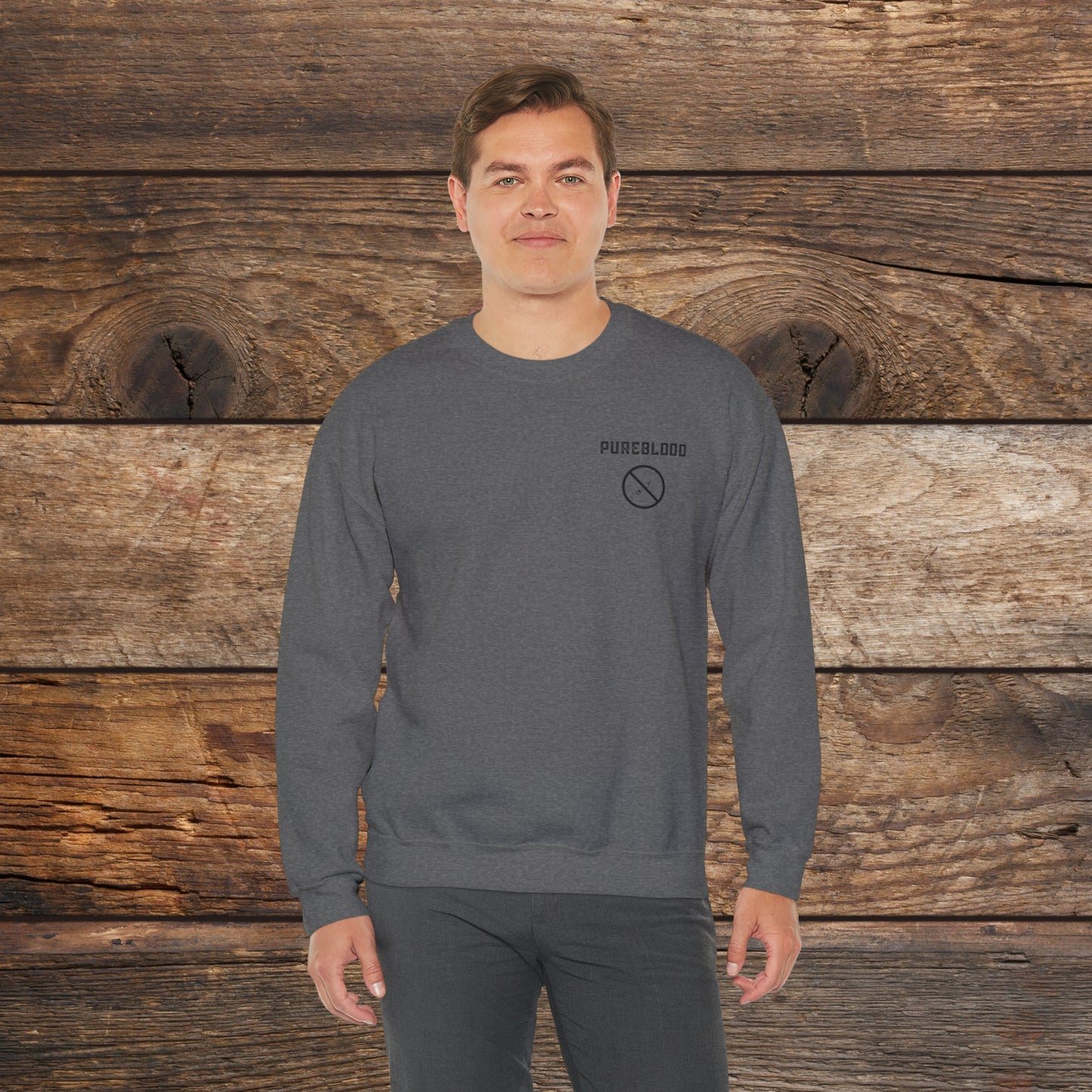Pureblood Small Front Logo Crewneck Sweatshirt