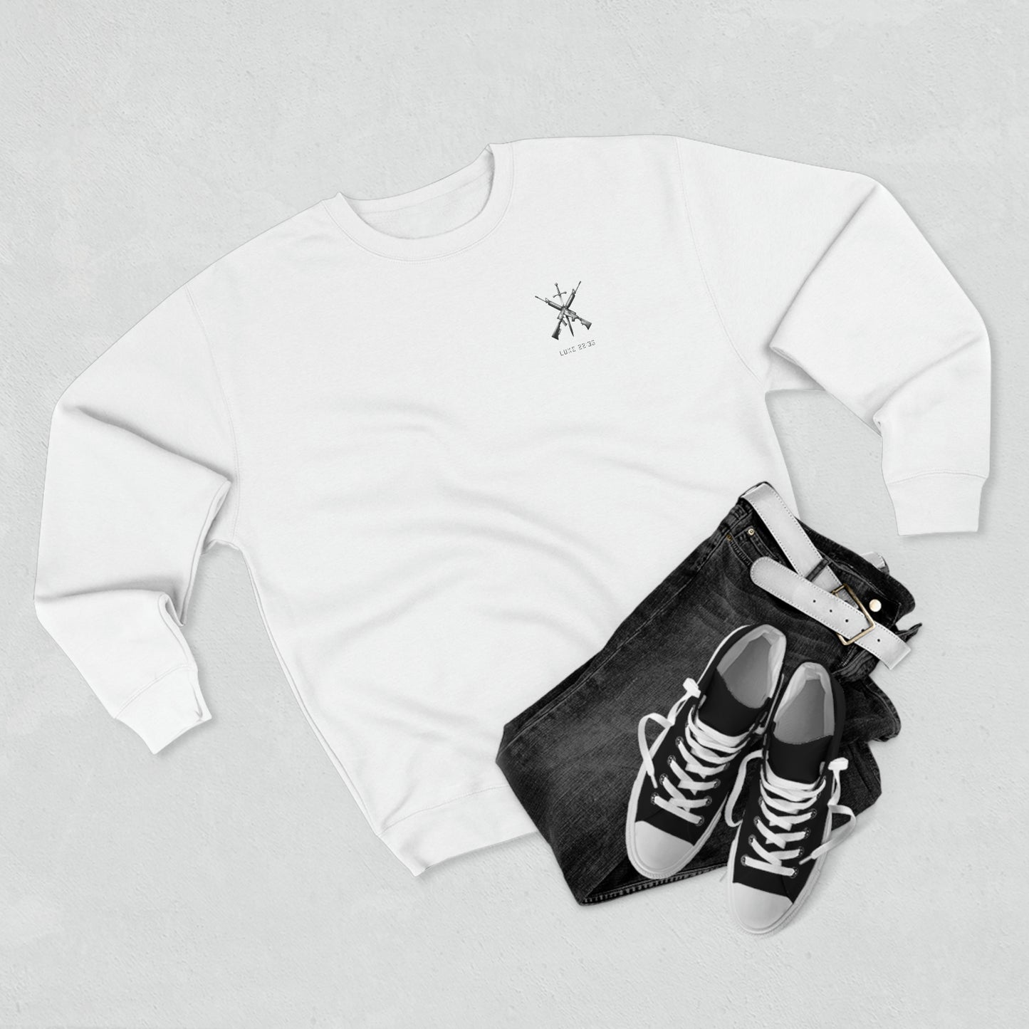 Luke 22:36 Sweatshirt