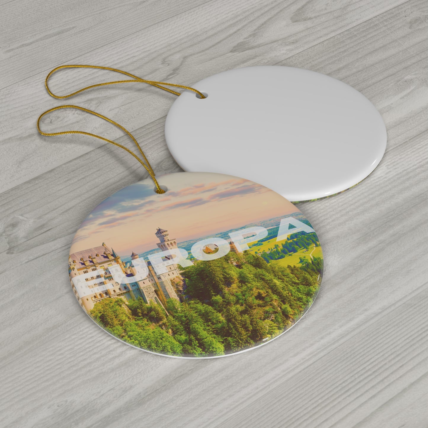 Europa Ceramic Ornament