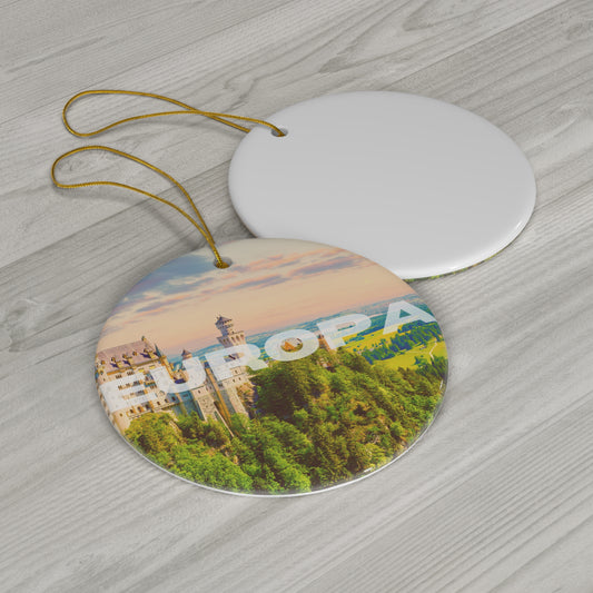 Europa Ceramic Ornament