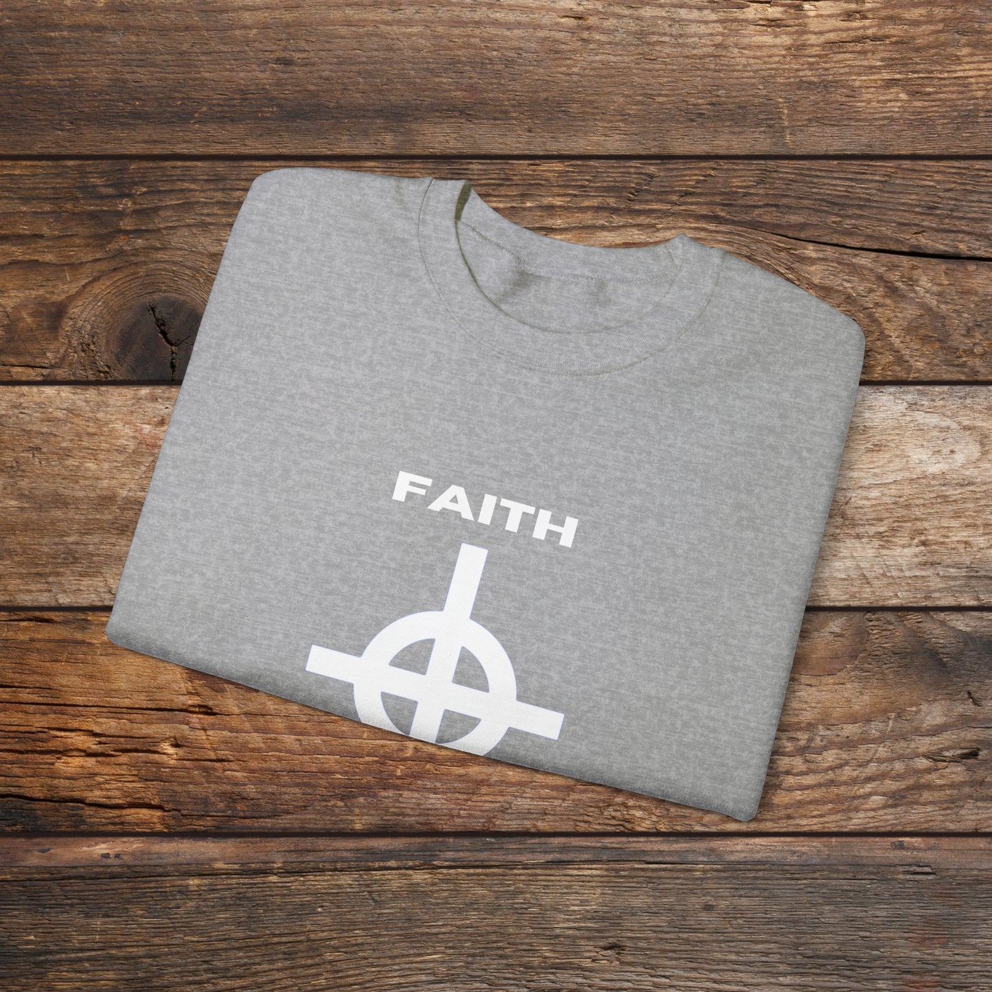 Faith and Folk Large Front Logo Crewneck Sweatshirt