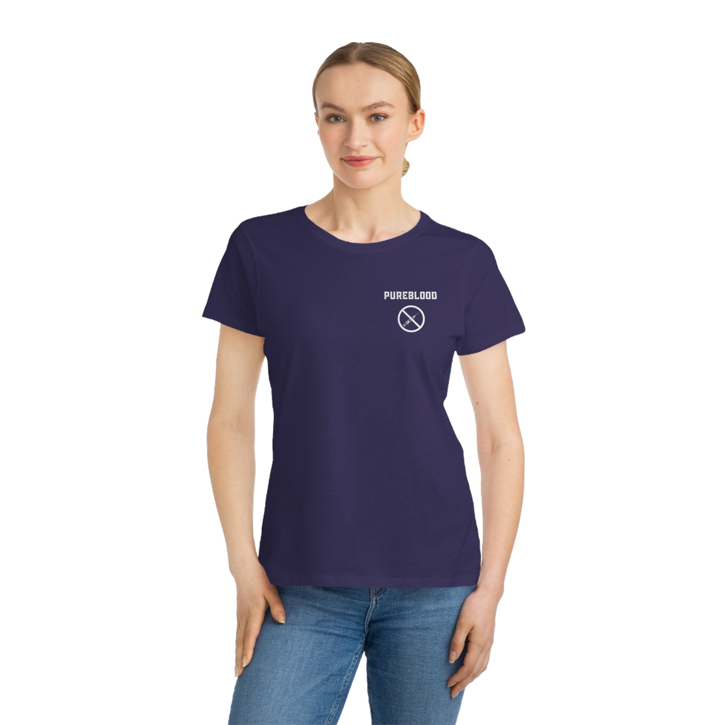 Pureblood Small Front Logo Organic Women's Classic T-Shirt