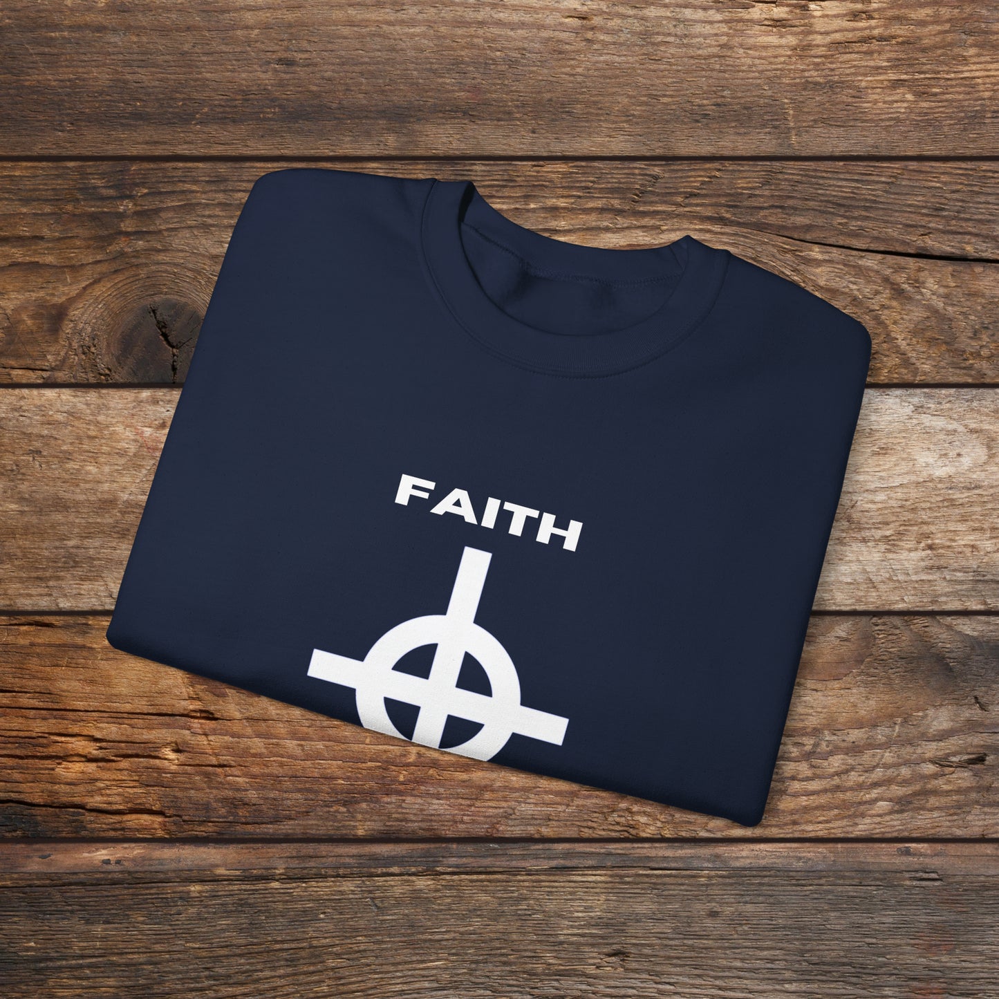 Faith and Folk Large Front Logo Crewneck Sweatshirt