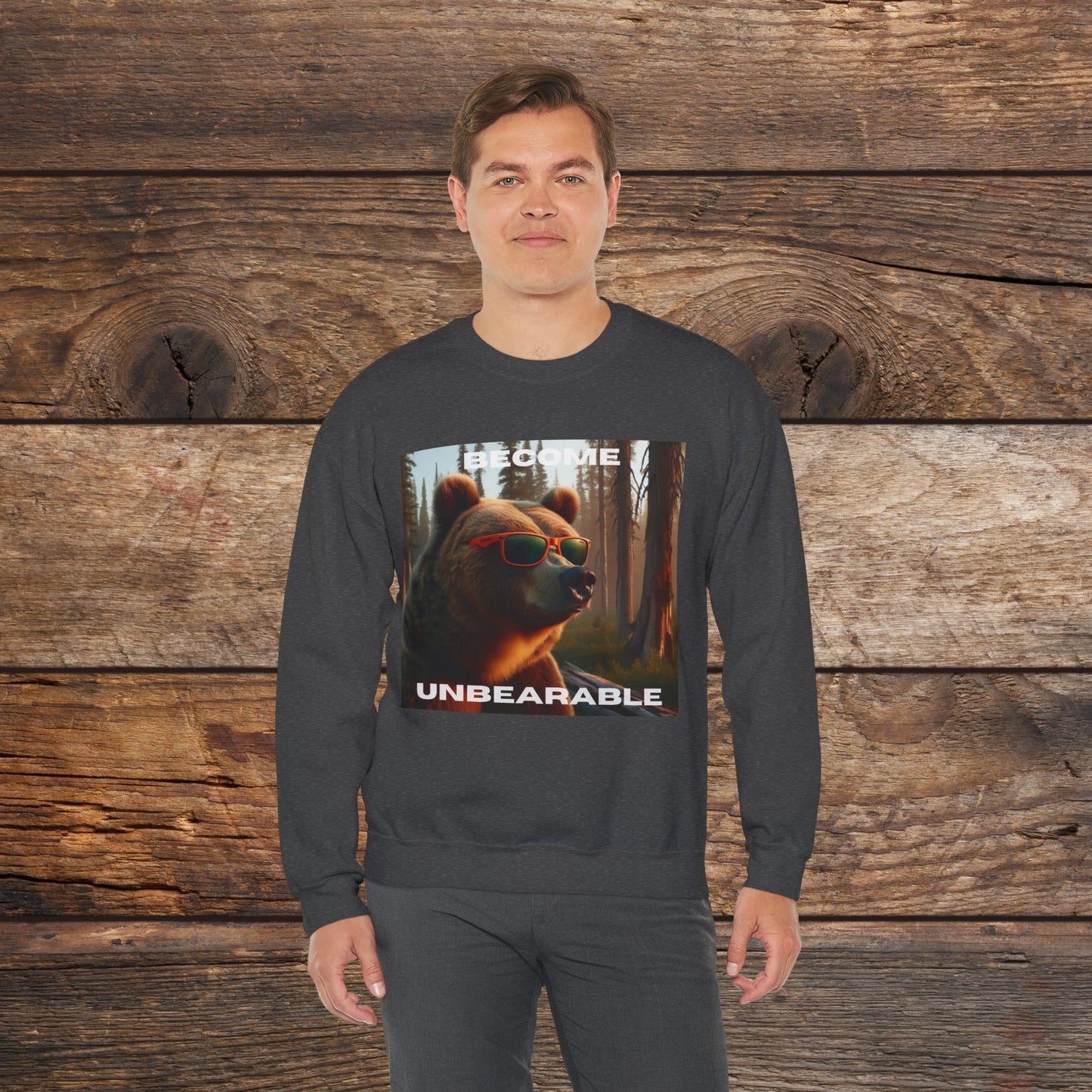 Become Unbearable Crewneck Sweatshirt