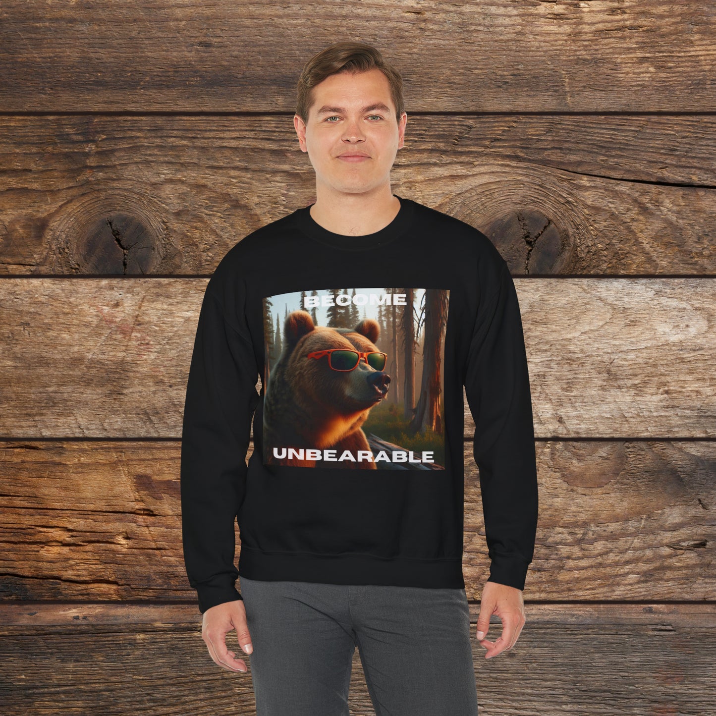 Become Unbearable Crewneck Sweatshirt